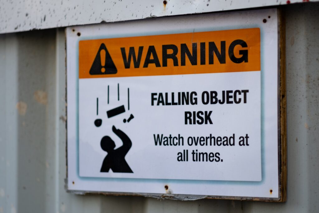 construction warning sign