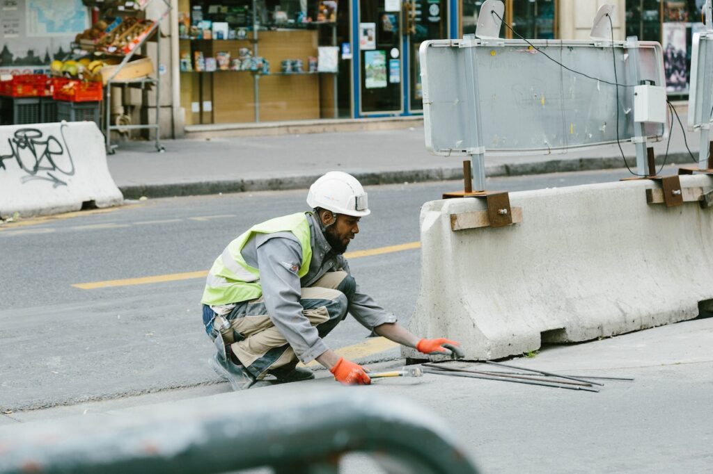 road construction worker